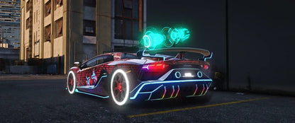 Lamborghini Aventador SVJ Roadster (Dynamic Lights) | Extra Builds