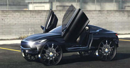 (Unbranded) Infiniti Q60 BKS Donk With Butterfly Doors | SA Customs