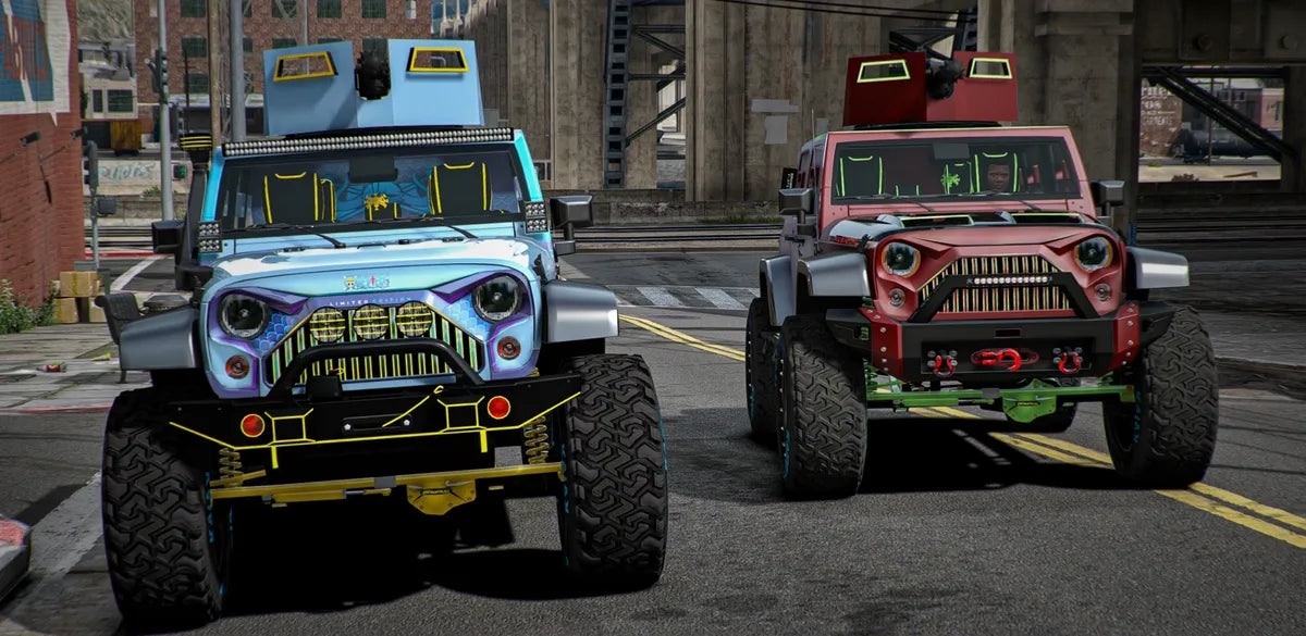 Jeep Kaido Armor [55+ Tuning Parts] [Dinamic Lights] | Port Baek