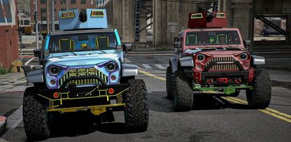 Jeep Kaido Armor [55+ Tuning Parts] [Dinamic Lights] | Port Baek