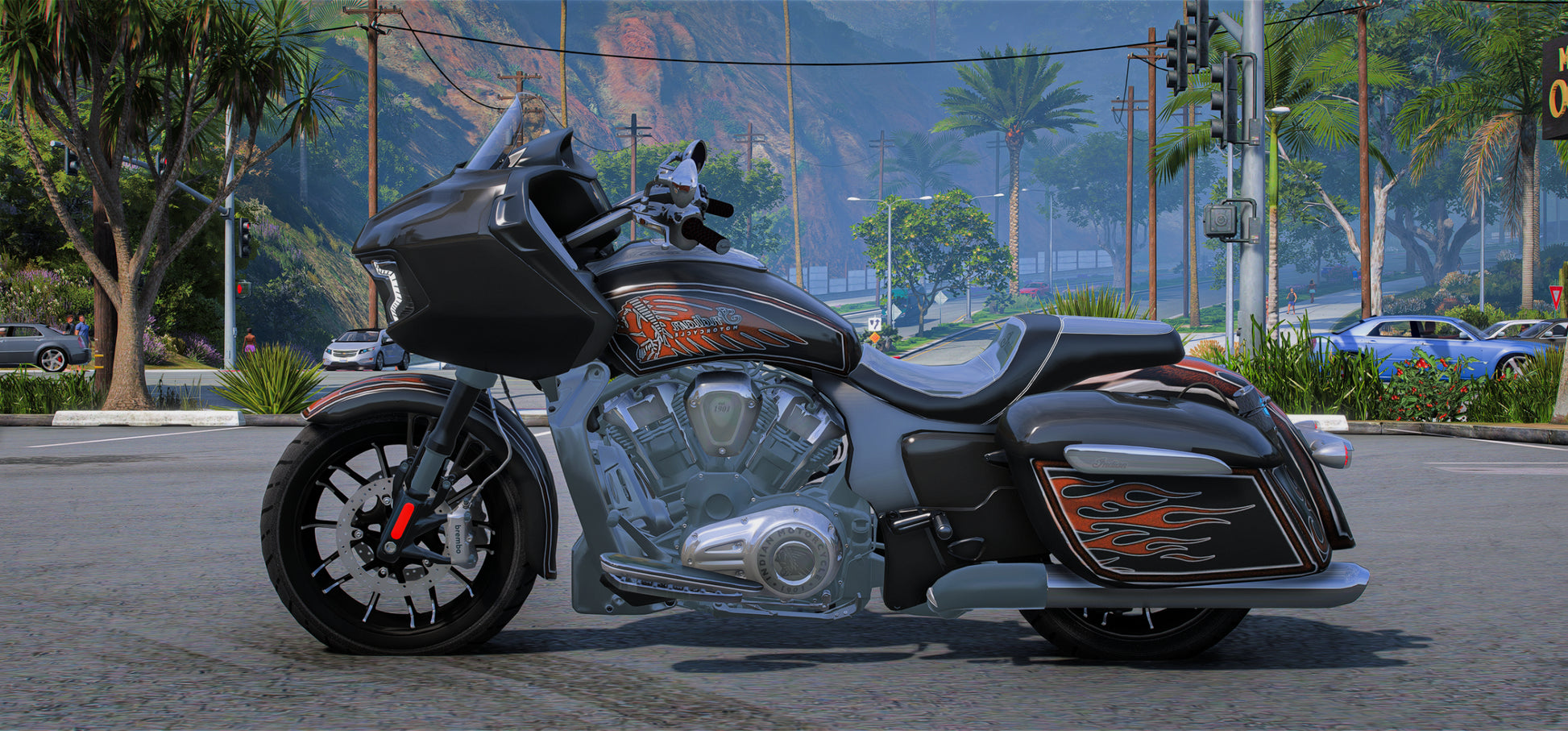 Indian Bagger Challenger Elite