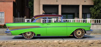 1957 Chevy Belair On Forgiatos | DDC Cars