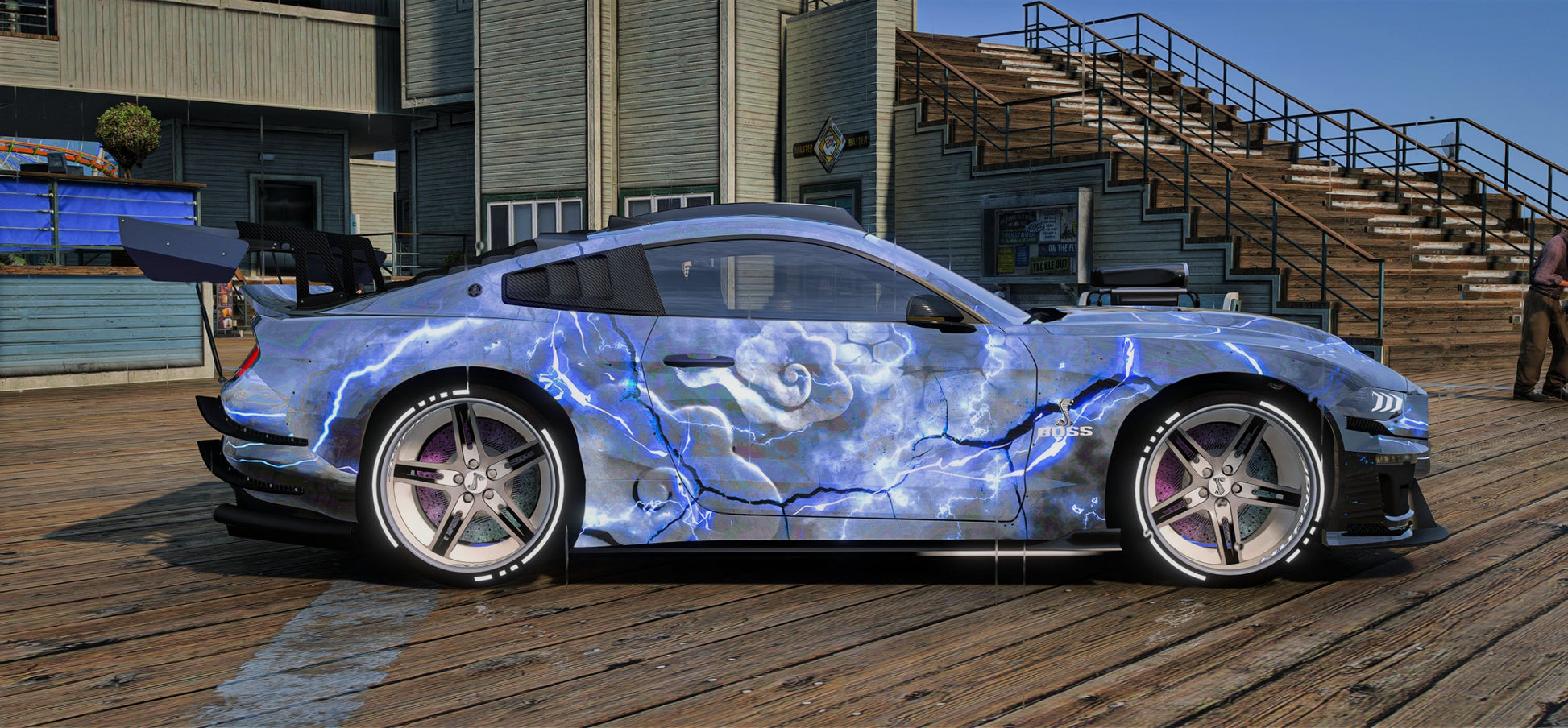 Ford Mustang Thunder Dragon [Dinamic Lights] | 3D Customs