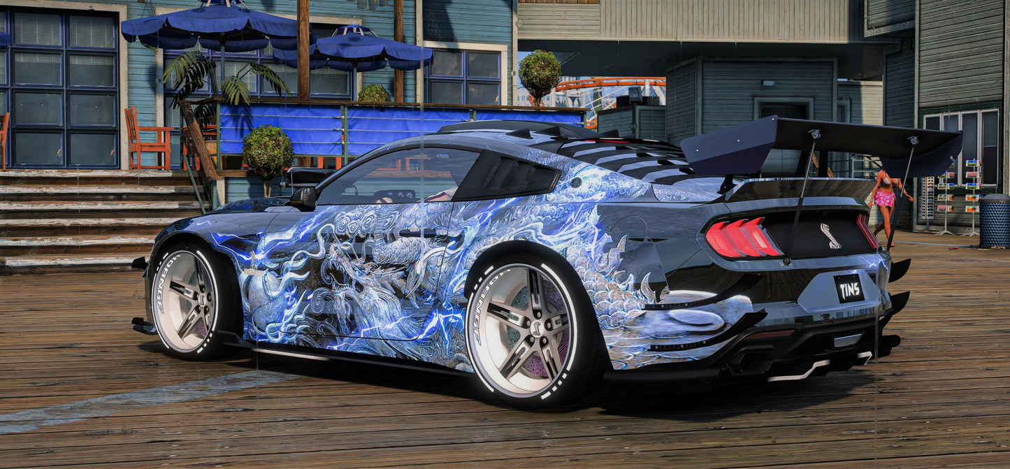Ford Mustang Thunder Dragon [Dinamic Lights] | 3D Customs