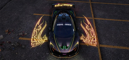 Mclaren P1 Liberty Walk Wings [Dinamic RGB Lights] | Gamer's Cafe