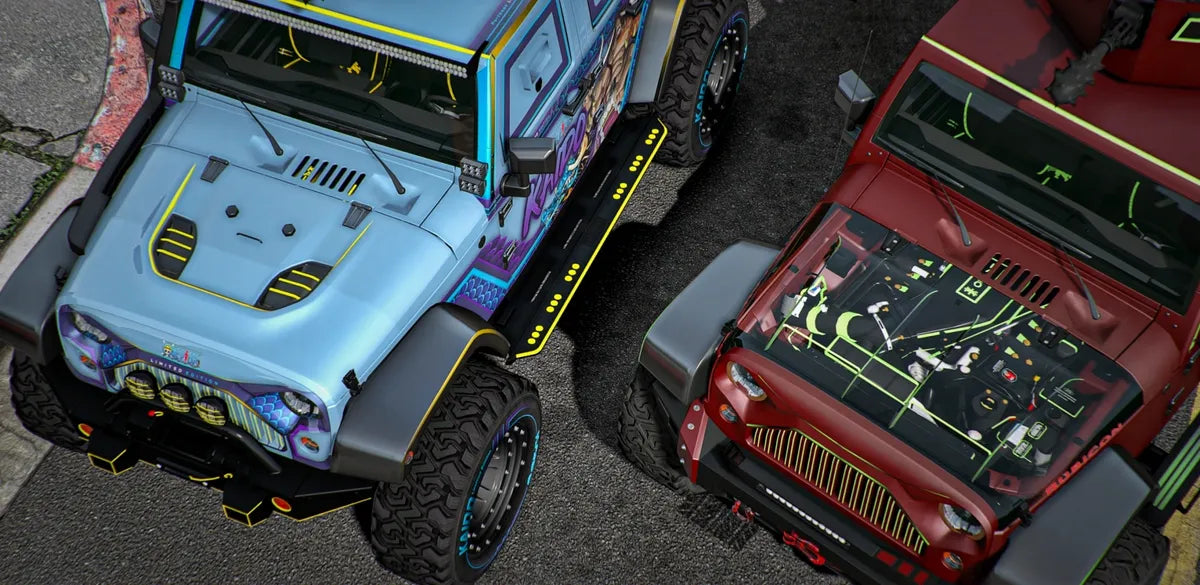 Jeep Kaido Armor [55+ Tuning Parts] [Dinamic Lights] | Port Baek