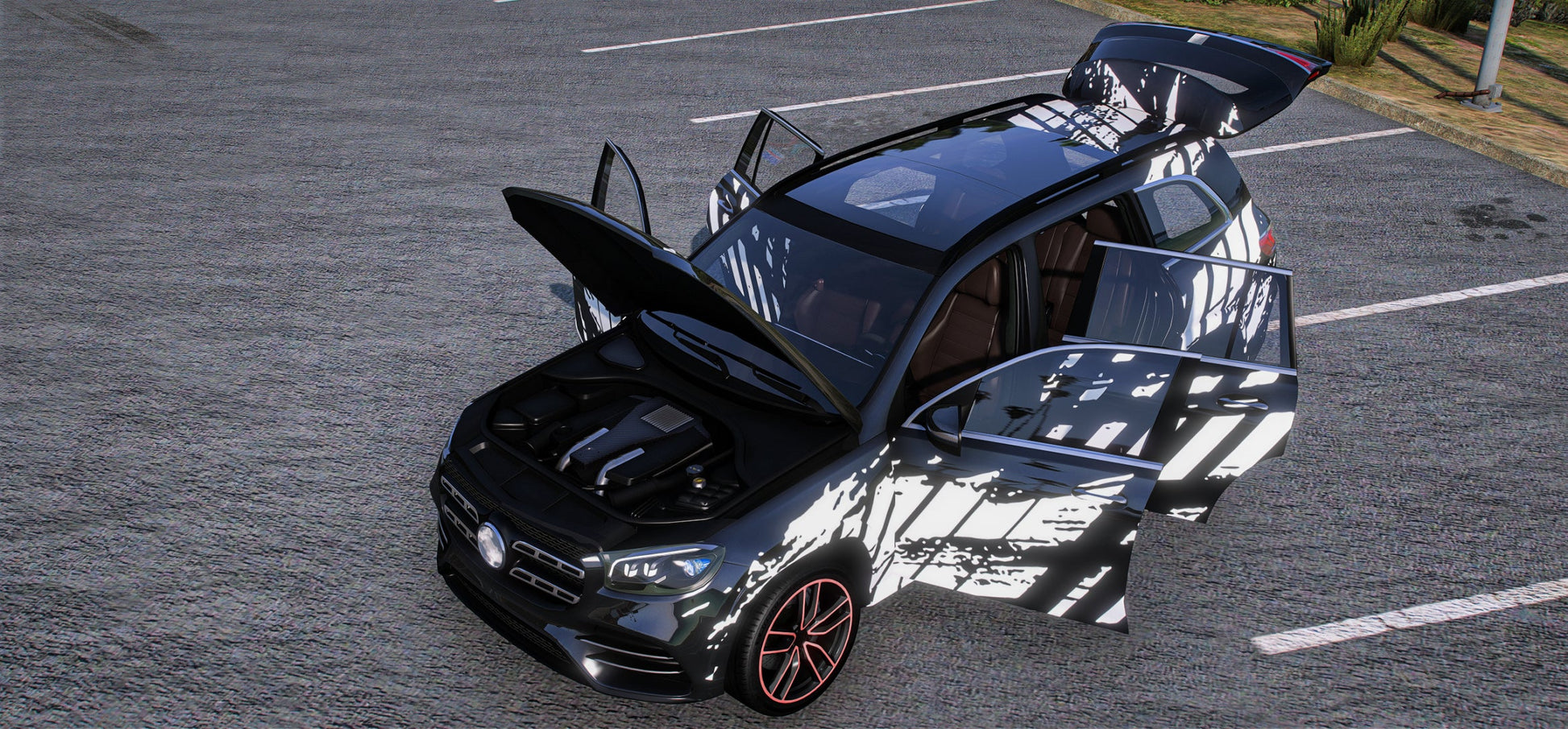 (Unbranded) Mercedes GLS600 (10 Liveries) | Majestic