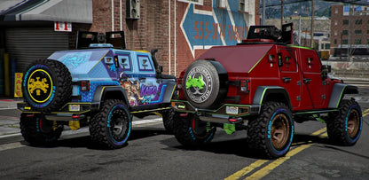 Jeep Kaido Armor [55+ Tuning Parts] [Dinamic Lights] | Port Baek