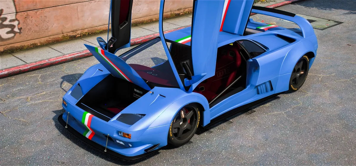Lamborghini Diablo GTR [120+ Tunings Part + 5 Liveries] | Hashiriya