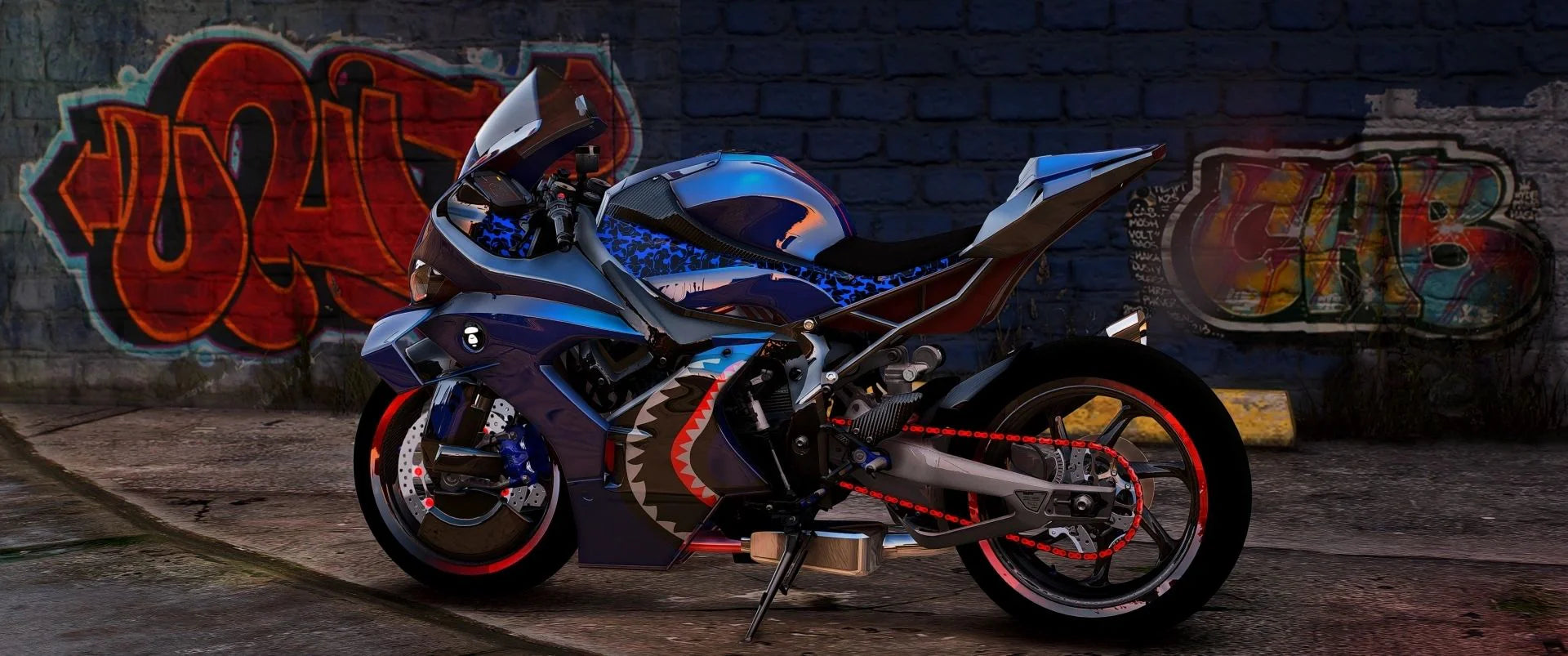 A Bathing Ape M1000RR 2023 [Dinamic Lights] | Port Baek