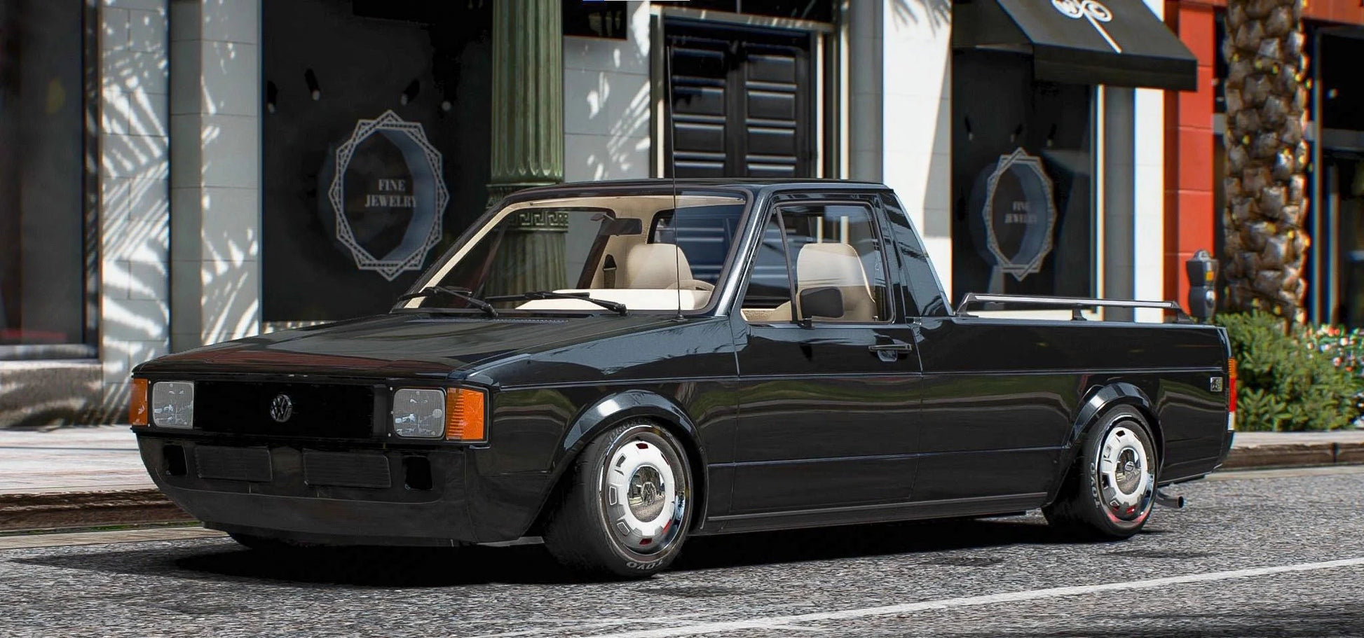 Bagged Volkswagen Rabbit Pickup | GG