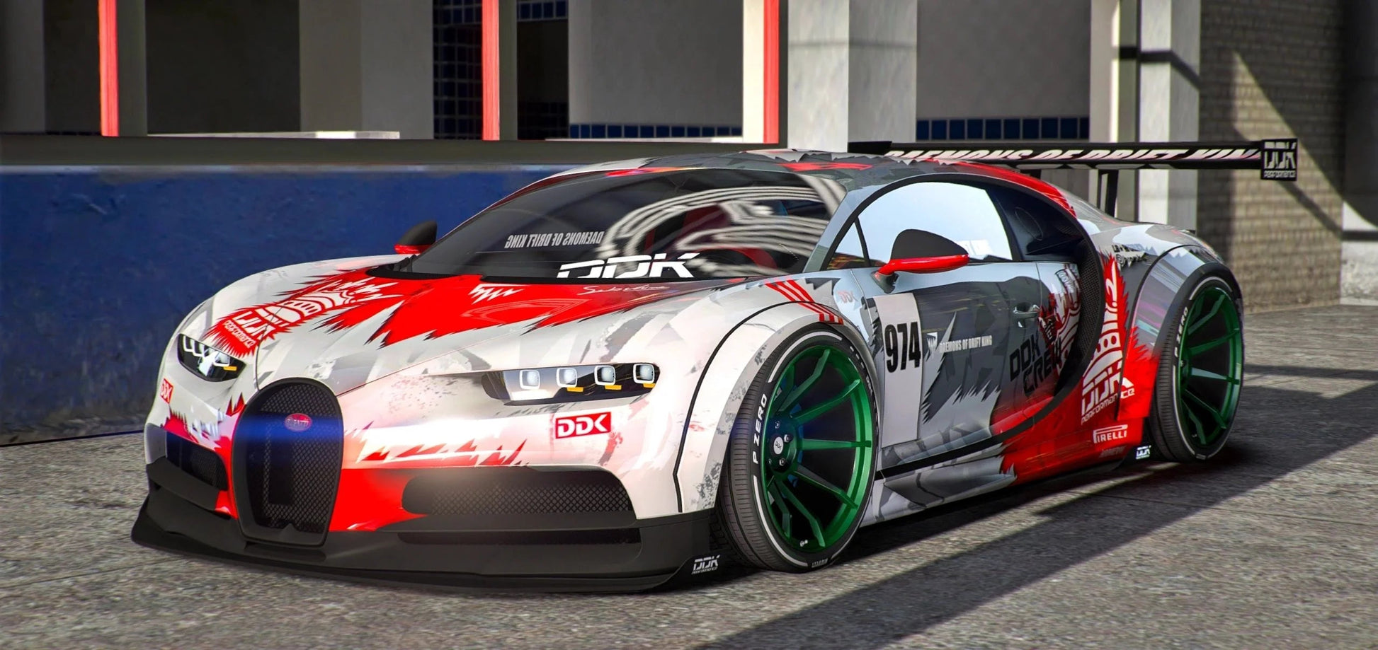 Bugatti Chiron Liberty Walk DDK-Performance | WilX