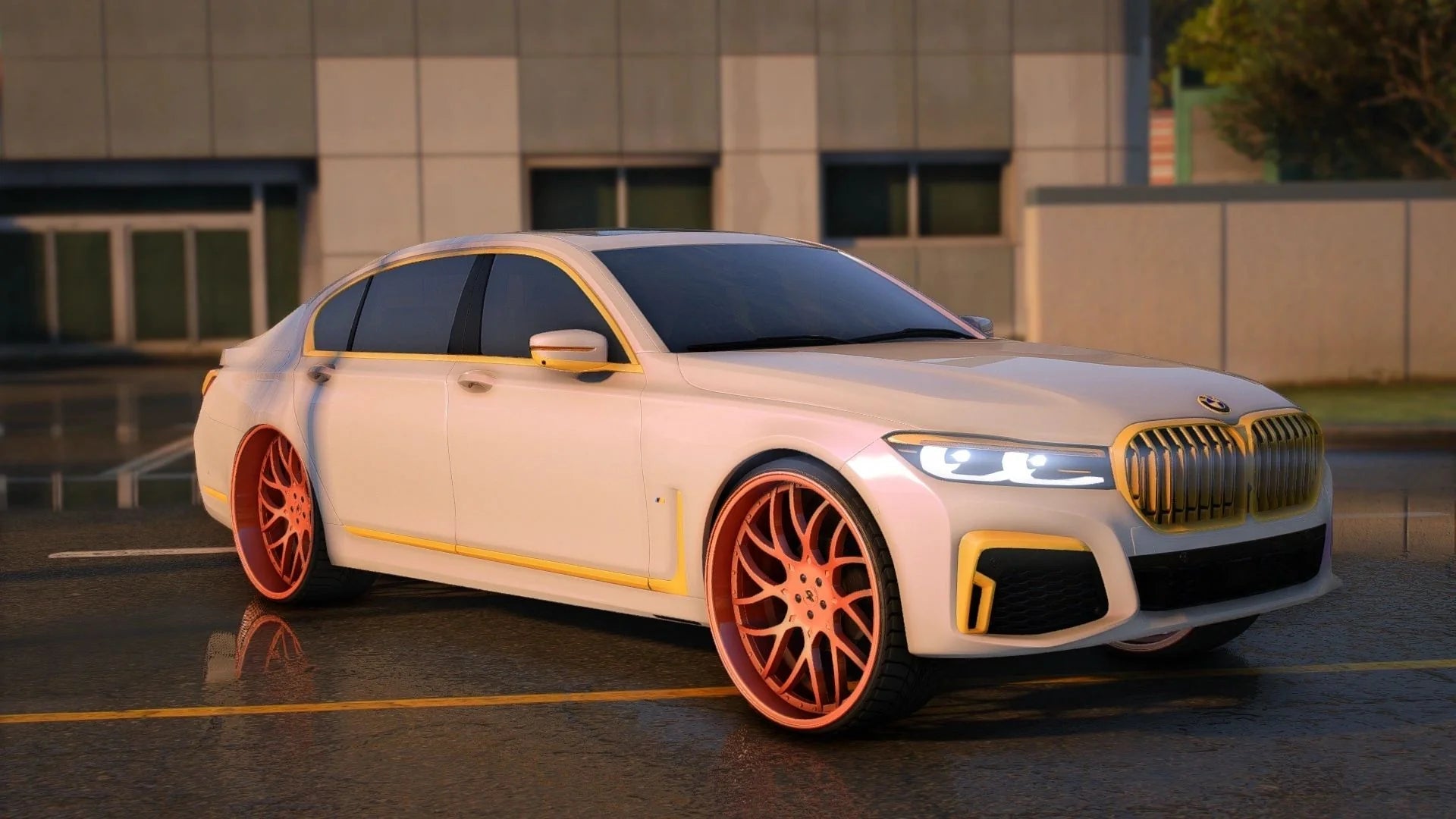 BMW 745 Dopeboi Glo Rims | GF Garage