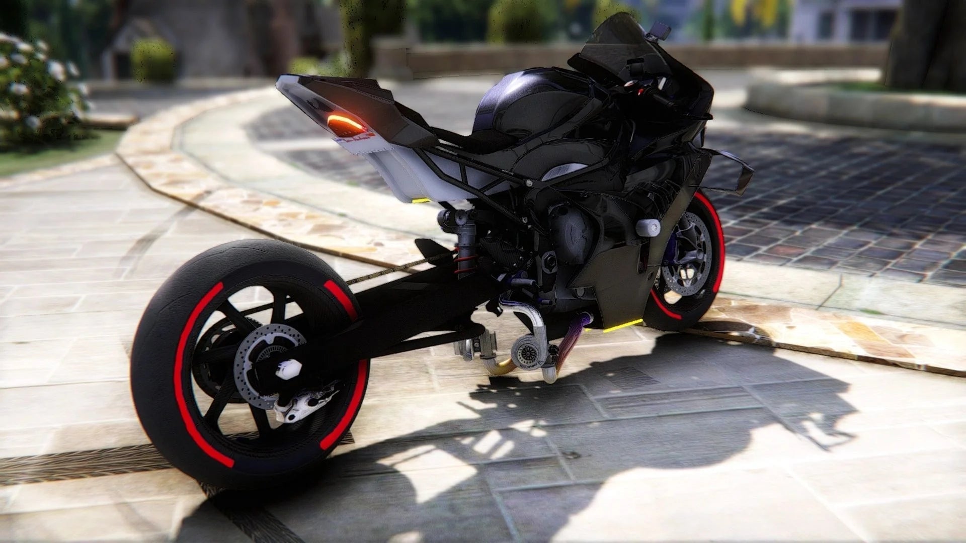 BMW M1000RR Stretched Twin Turbo with Custom Exhausts | JC Customs