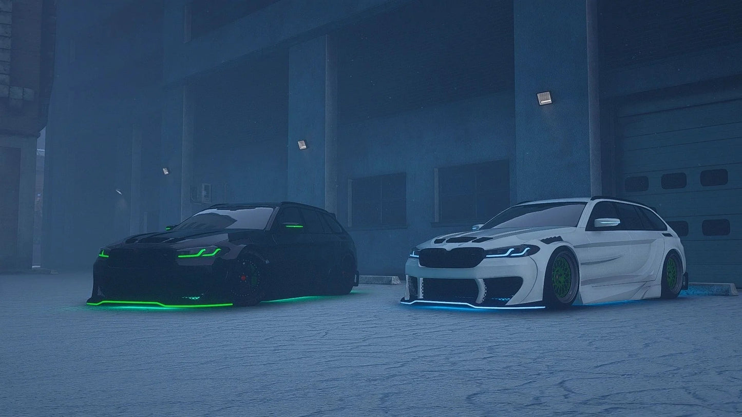 BMW M5 Abflug
