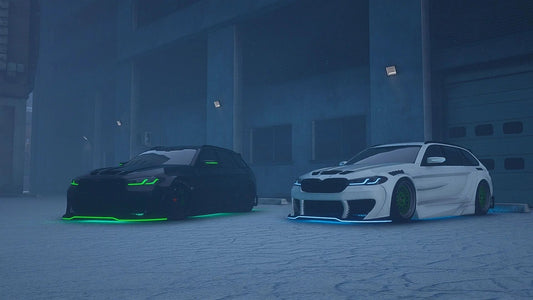 BMW M5 Abflug