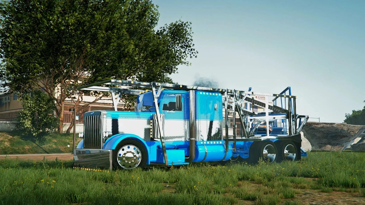 Car carrier Truck and Trailer | Flairs Semis Truck
