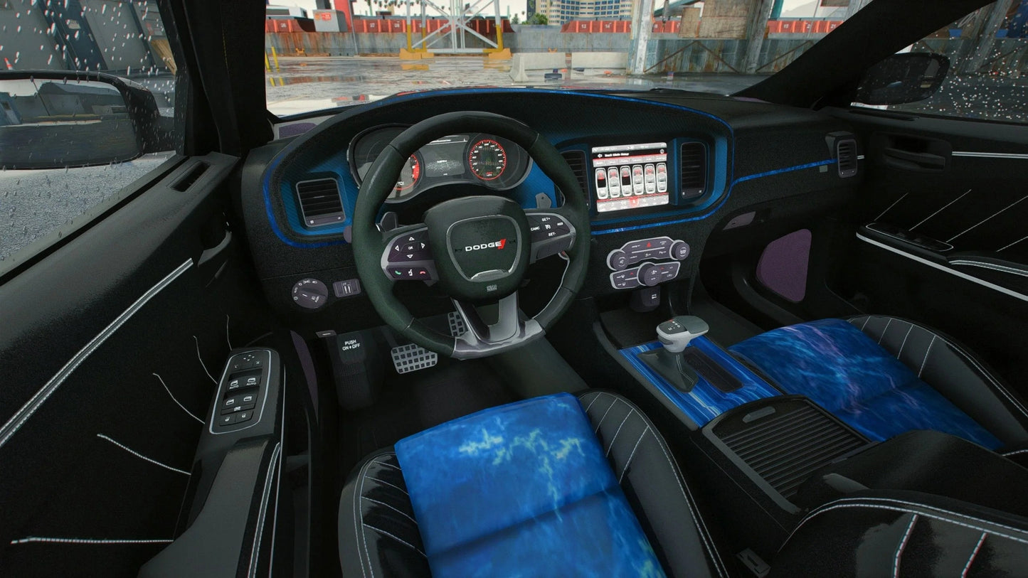 Charger Scatpack Blue On Rucci Wheels | ATM Boesta
