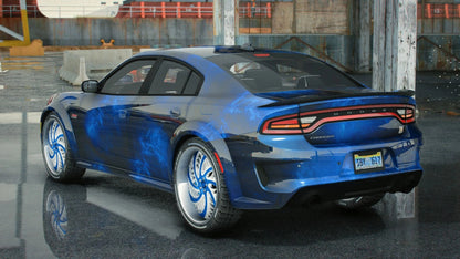 Charger Scatpack Blue On Rucci Wheels | ATM Boesta