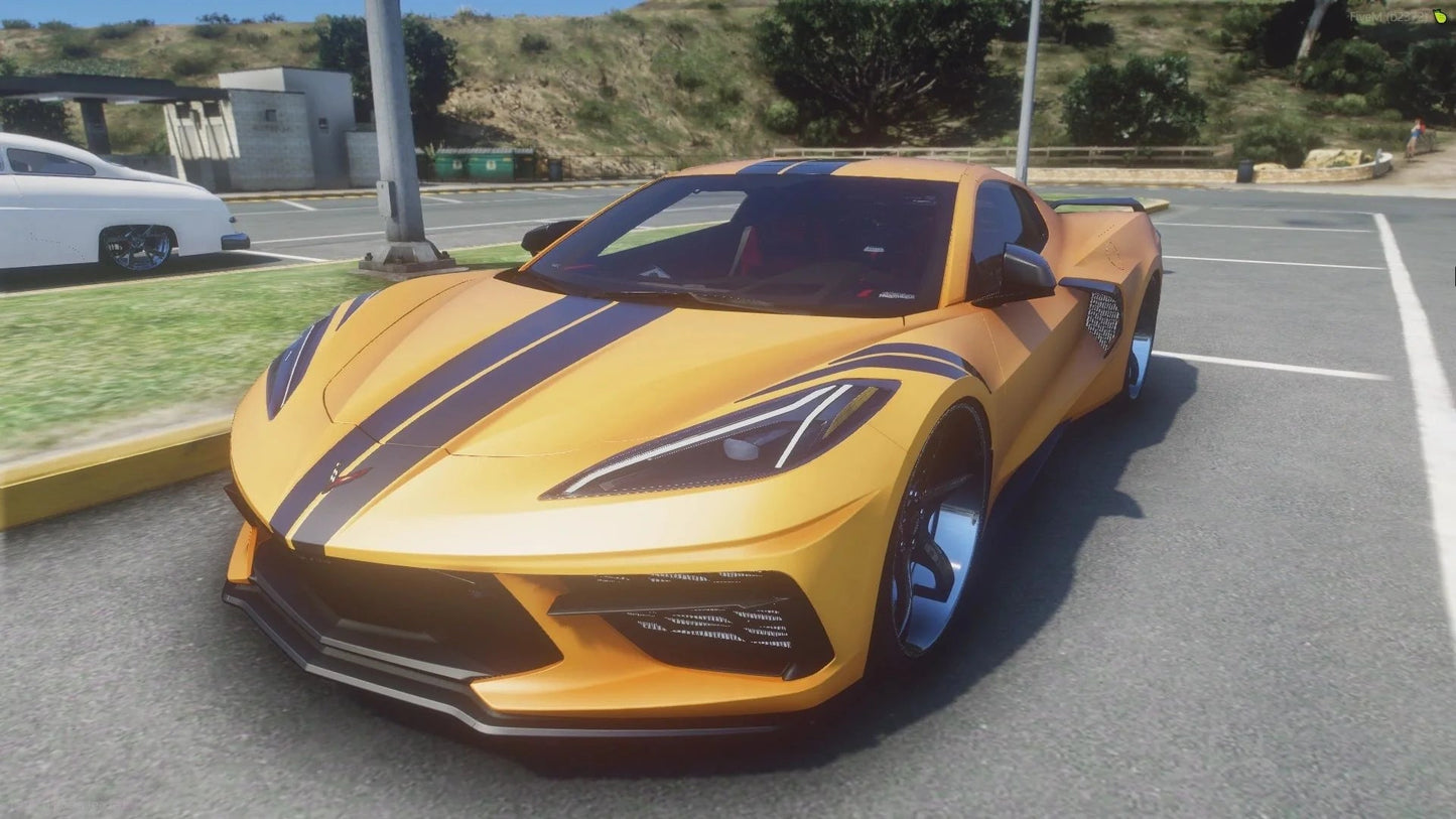 Chevy C8 Forgiato Folding Side Mirror | Trill