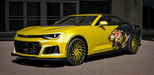 Chevy Camaro ZL1 Convertible on Armani Forged Rims | JanKiE