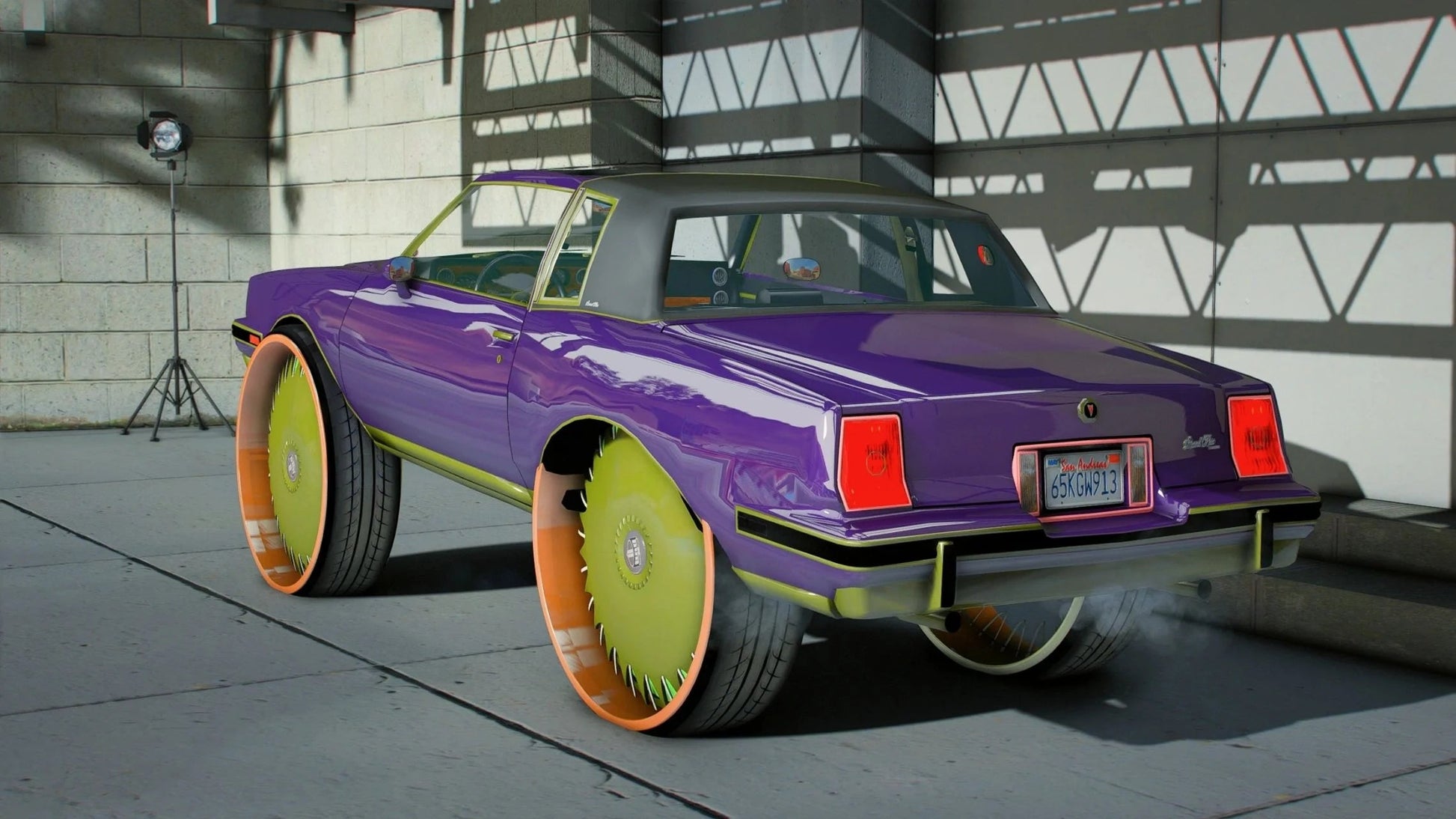 Chevy Grand Prix 2+2 Donk Spiners 1985 | Ismackz