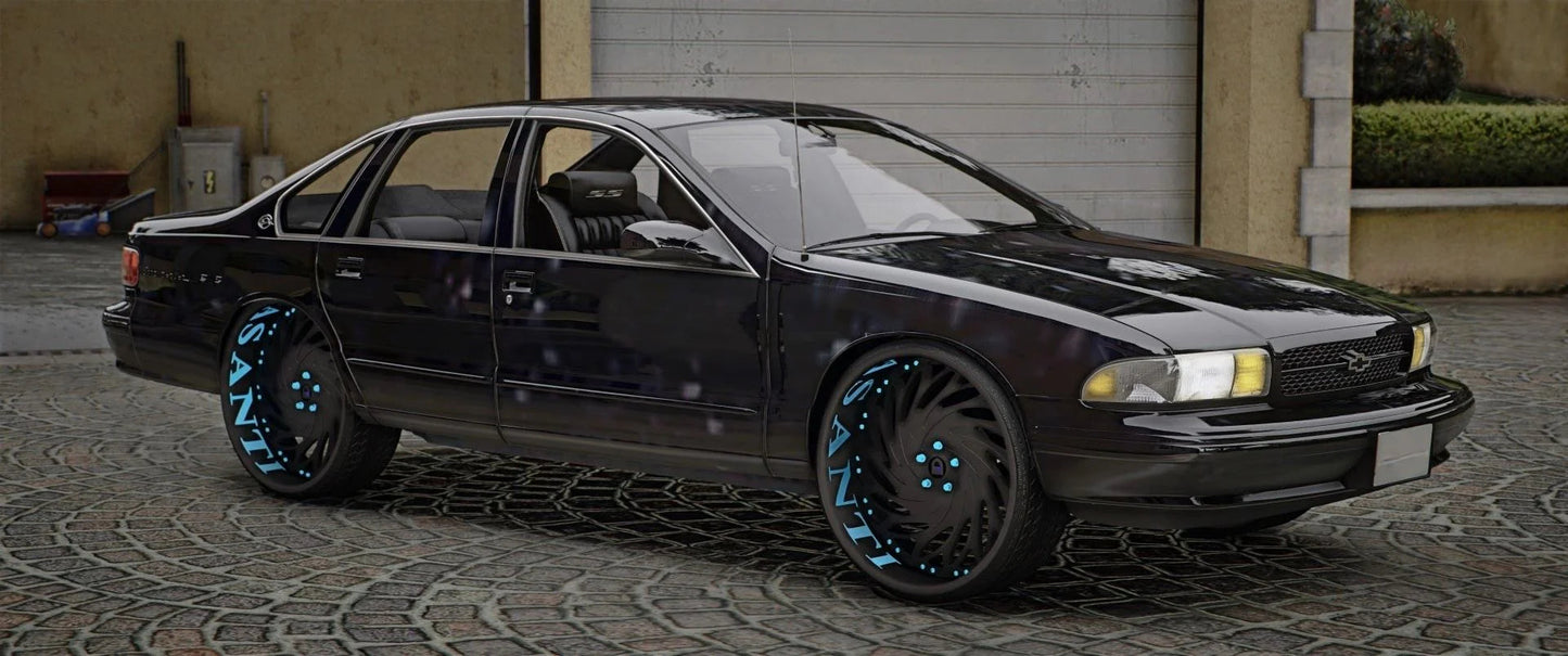 Chevy Impala Wrapped 1996 Donk | Krazy Custom