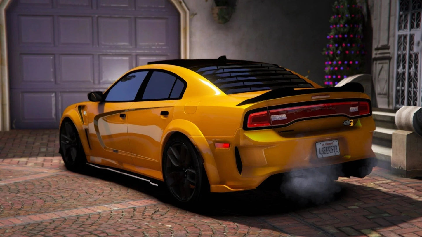 Custom 2014 Dodge Charger 426 Ghoul Hellephant Replica (Animated Sunroof) | 4K Customs