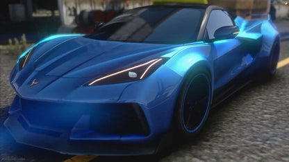 Custom 2021 Chevrolet Corvette Widebody V3 C8 Autoroof | 4K Customs