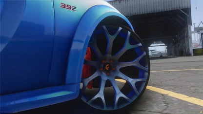 Custom Dodge Charger Dre Way "Blue Flame" Scatpack Replica | 4K Customs