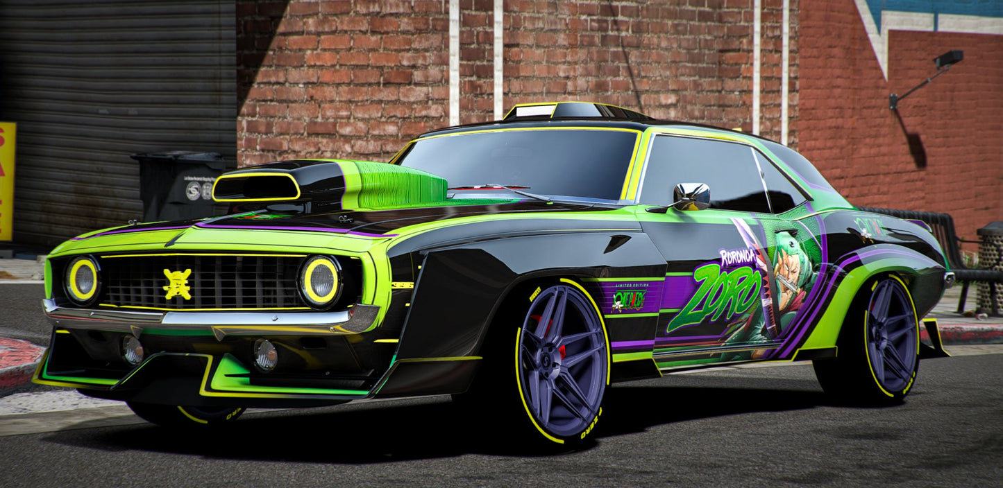 Chevrolet Camaro Drag Zoro [45+ Tuning Parts] [Dinamic Lights] | Port Baek