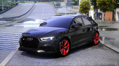 Audi RS3 Hatchback Revo (Animation Roof) 40+ Tuning Parts | Lemon