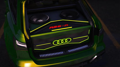 Audi RS6 R On Big Twisted Artis Forged Wheels | PNUT Customs
