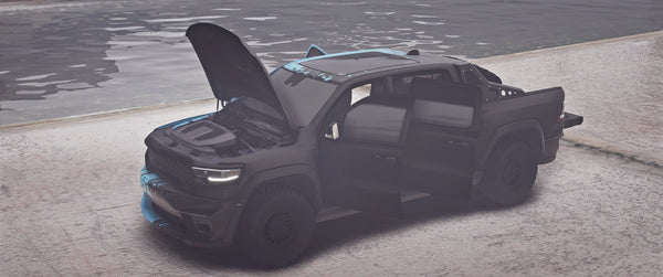 (Unbranded) Dodge Ram TRX Hellram (11 Liveries) Armored  | Hayes