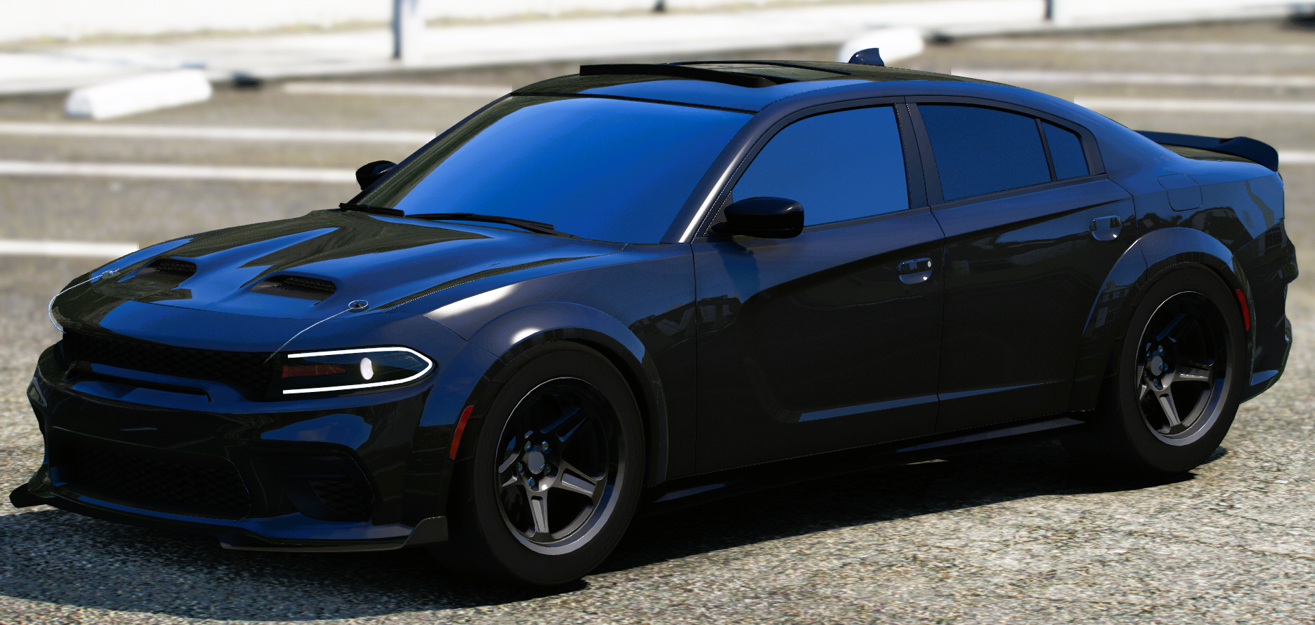 (Unbranded) 2023 Dodge Charger Hellcat Redeye Super Stock 1000HP Hennessey Performance Edition (Animated Sunroof) Armored  | 4K Customs