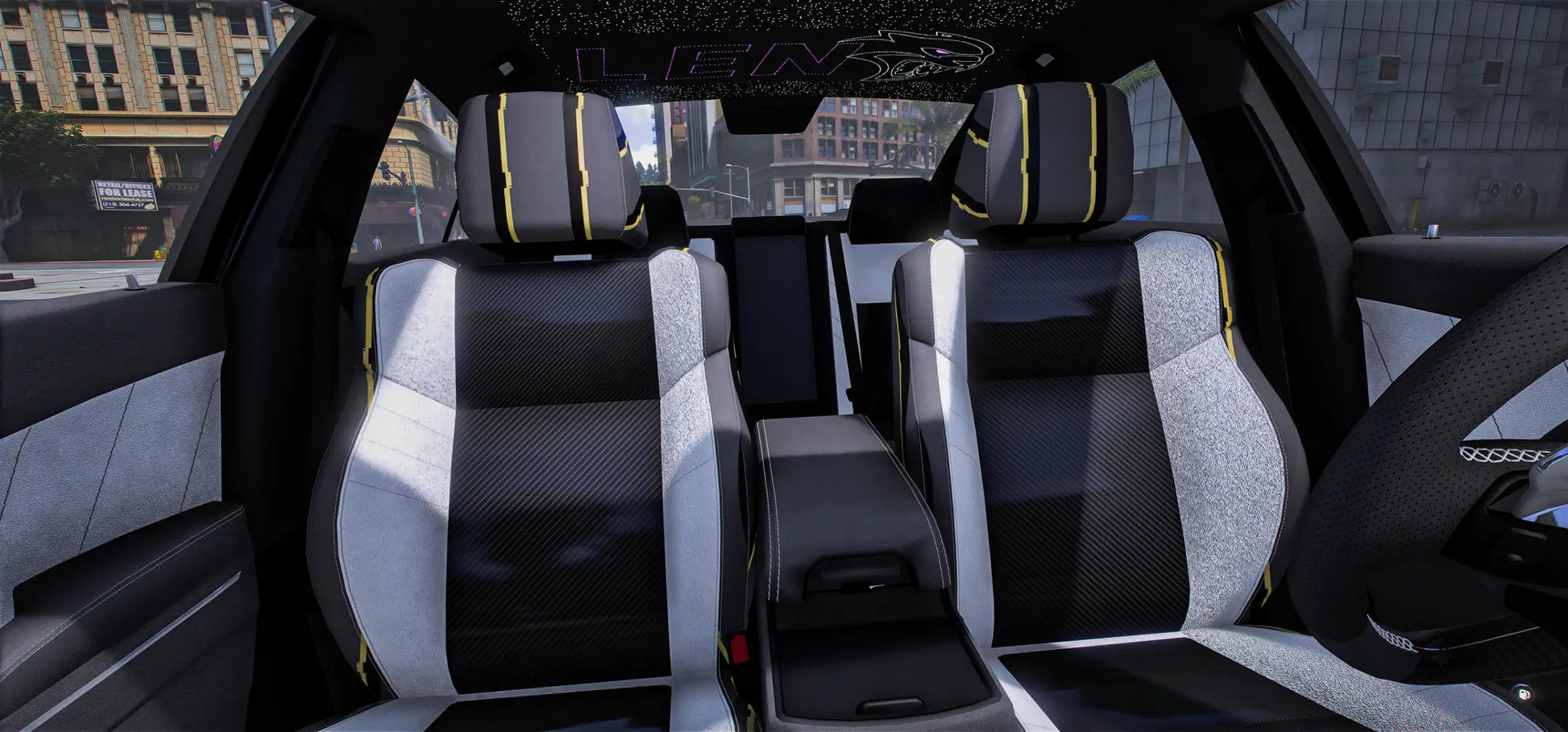 (Unbranded) SRT Len Dodge Charger Hellcat Purple Torch V4 | 404 Development
