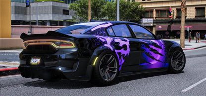 (Unbranded) SRT Len Dodge Charger Hellcat Purple Torch V4 | 404 Development