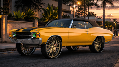 (Unbranded) 1971 Chevelle SS 454 Vert on Forgiatos