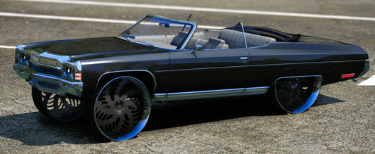 (Unbranded) 1972 Chevrolet Caprice Convertible on 28’s | Heavy E
