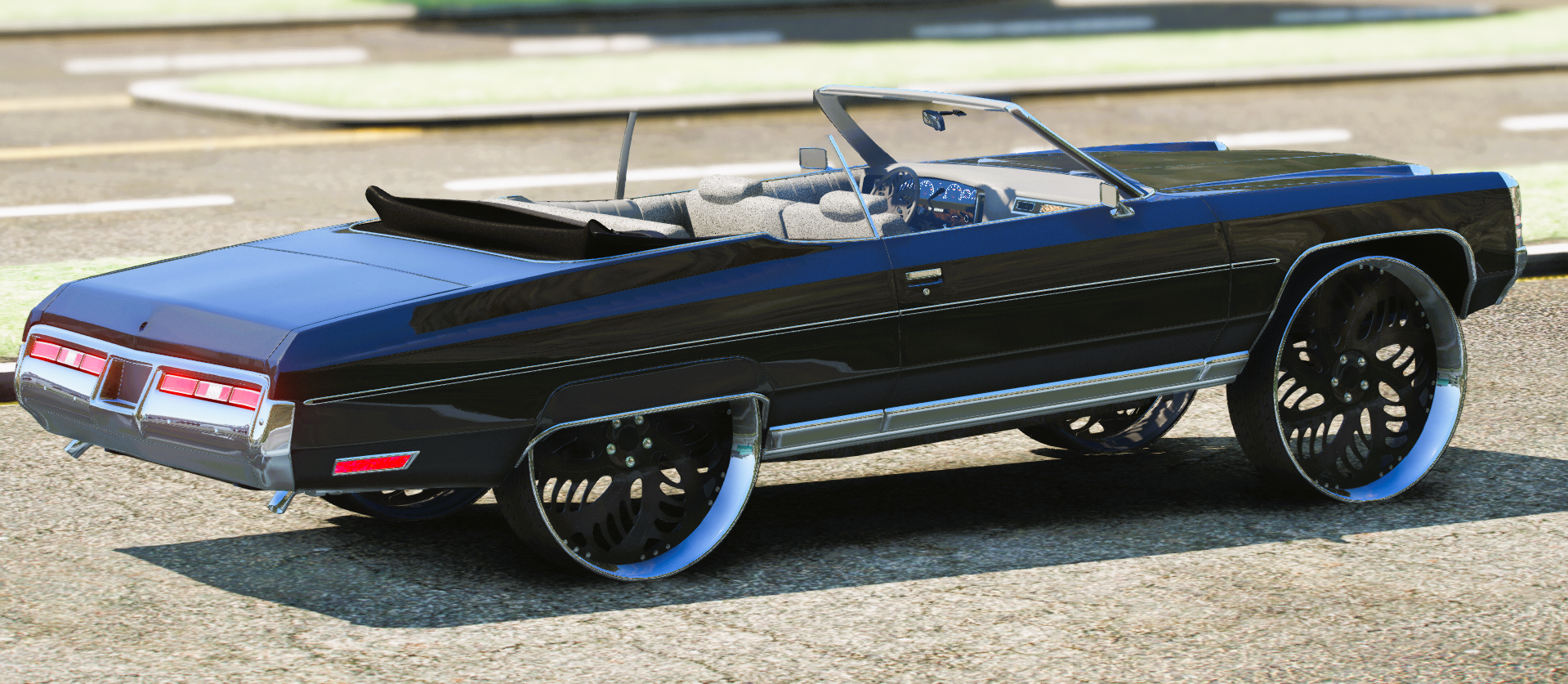 (Unbranded) 1972 Chevrolet Caprice Convertible on 28’s | Heavy E