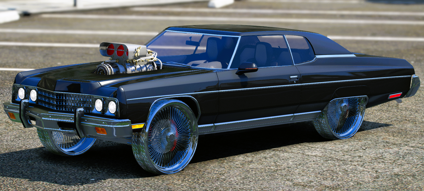 (Unbranded) 1973 Chevy Impala Custom Donk | One Deep