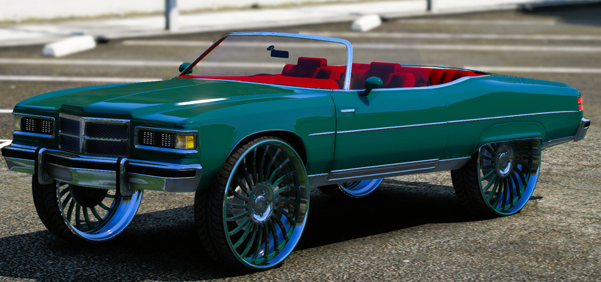 (Unbranded) 1975 Pontiac Grand Ville on Rucci Donk | Krazy Customs