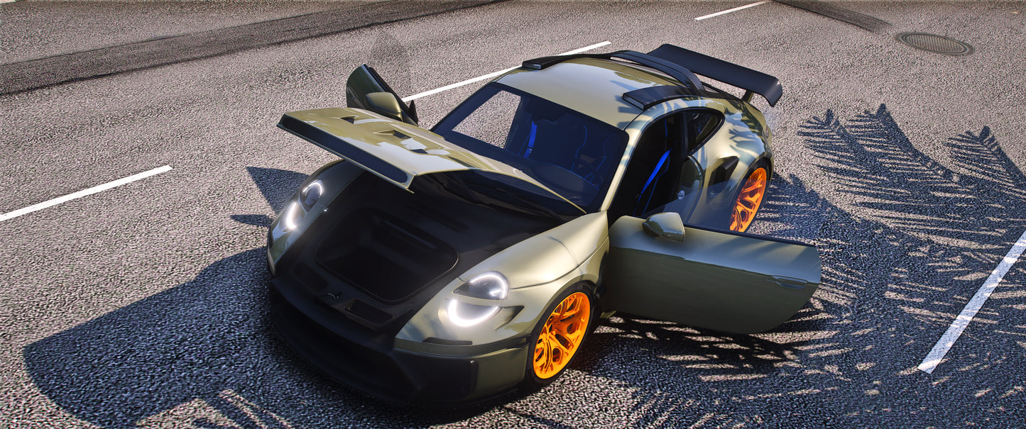 (Unbranded) Porsche 911 GT3 Mantle Design