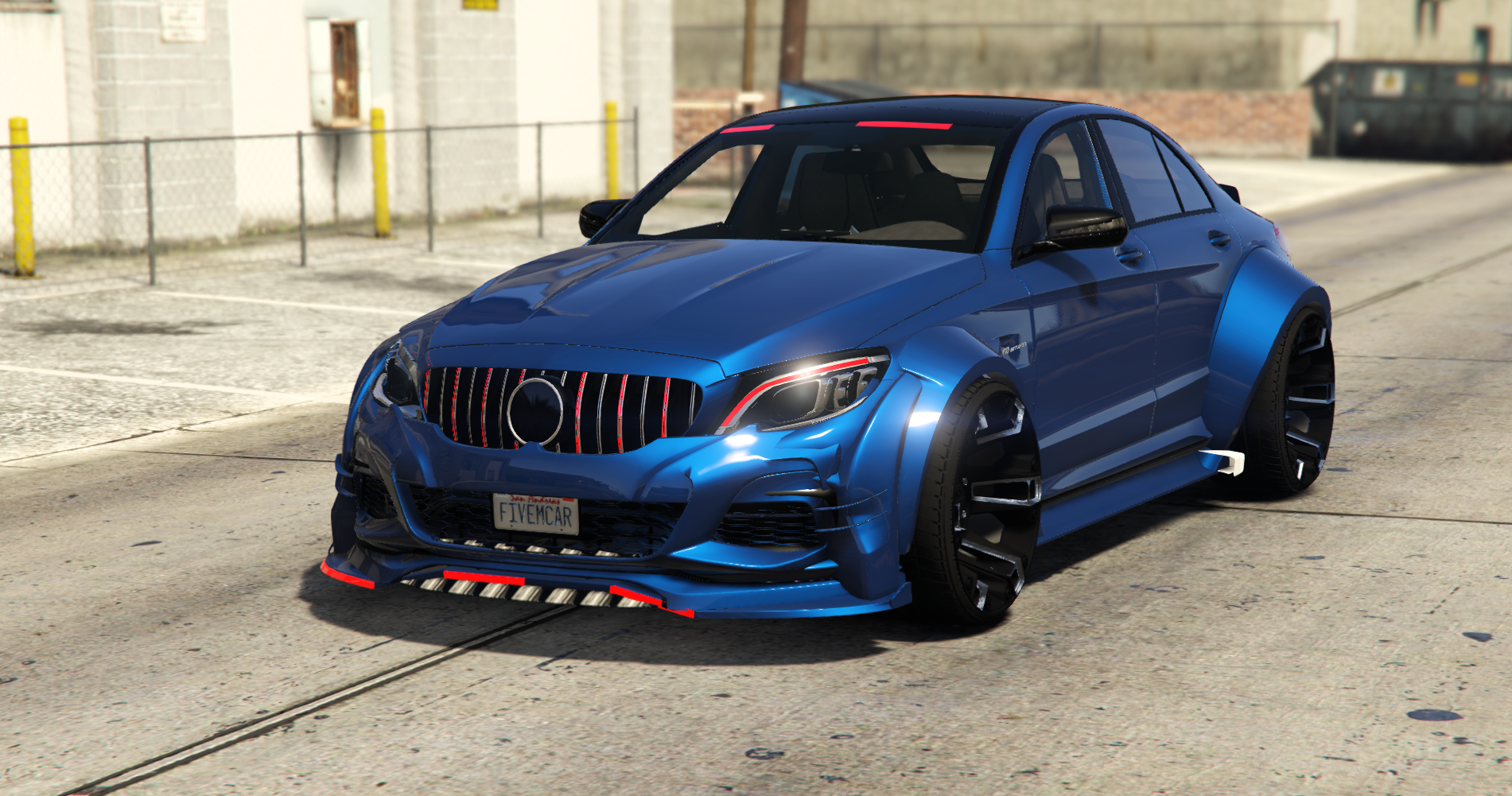 (Unbranded) Mercedes AMG C63s Widebody Unmarked PD | Hamada Drift