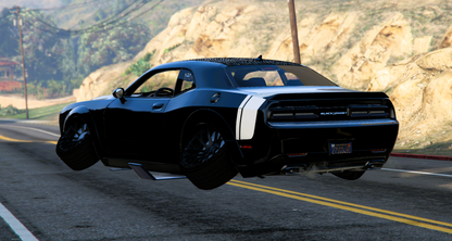 (Unbranded) Custom 2023 Dodge Challenger Hellcat "Black Ghost" (Flying) | Tony´s Custom