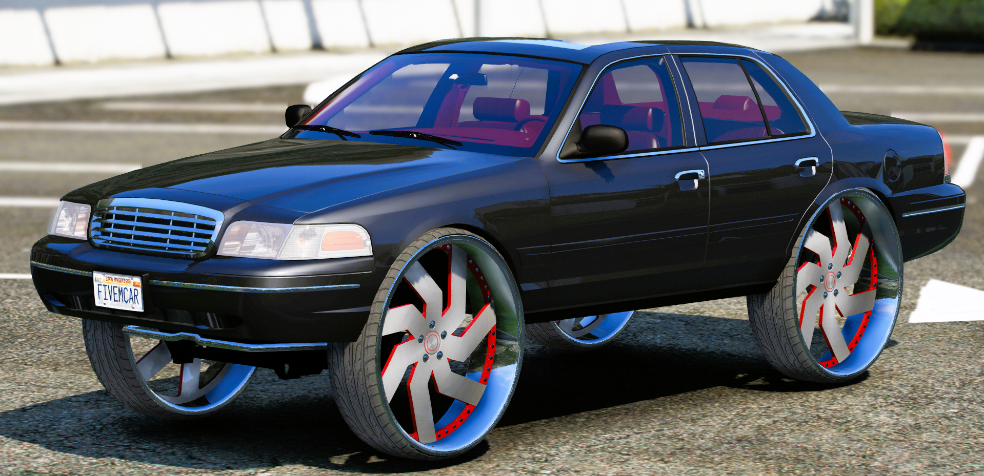 (Unbranded) Crown Vic ï»¿On Ruccis With Glass Roof | PNUT CUSTOMS