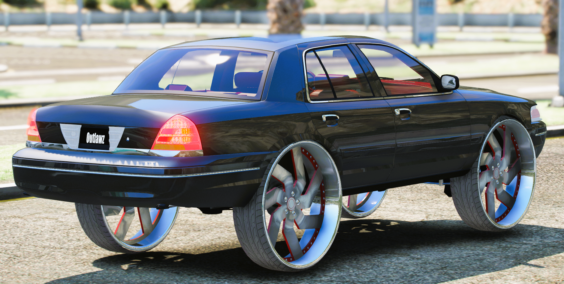 (Unbranded) Crown Vic ï»¿On Ruccis With Glass Roof | PNUT CUSTOMS