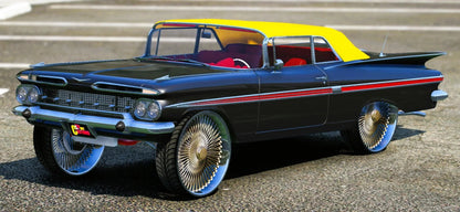 (Unbranded) 1959 Impala Drop Top on Daytons | PNUT Customs