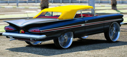 (Unbranded) 1959 Impala Drop Top on Daytons | PNUT Customs
