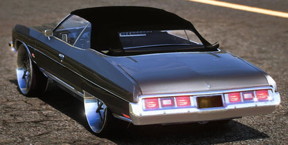 (Unbranded) 1973 Chevy Convertible Donk on Forgiatos [Animated Roof] | PNUT Customs